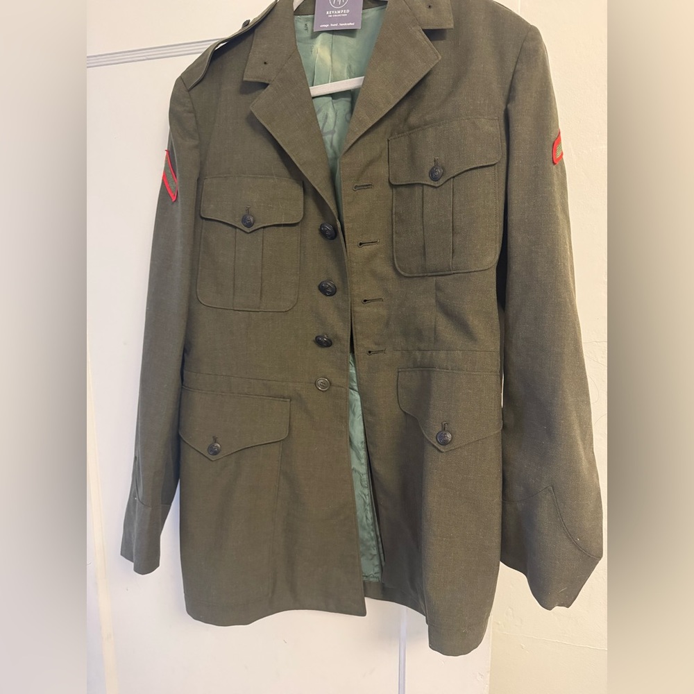 1970's marine corp dress jacket size 40xl